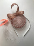 Pink fascinator, craft kit.