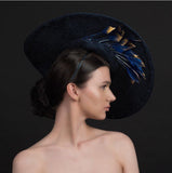 Blue moon- wedding hat