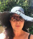 black sun hat