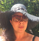 black sun hat