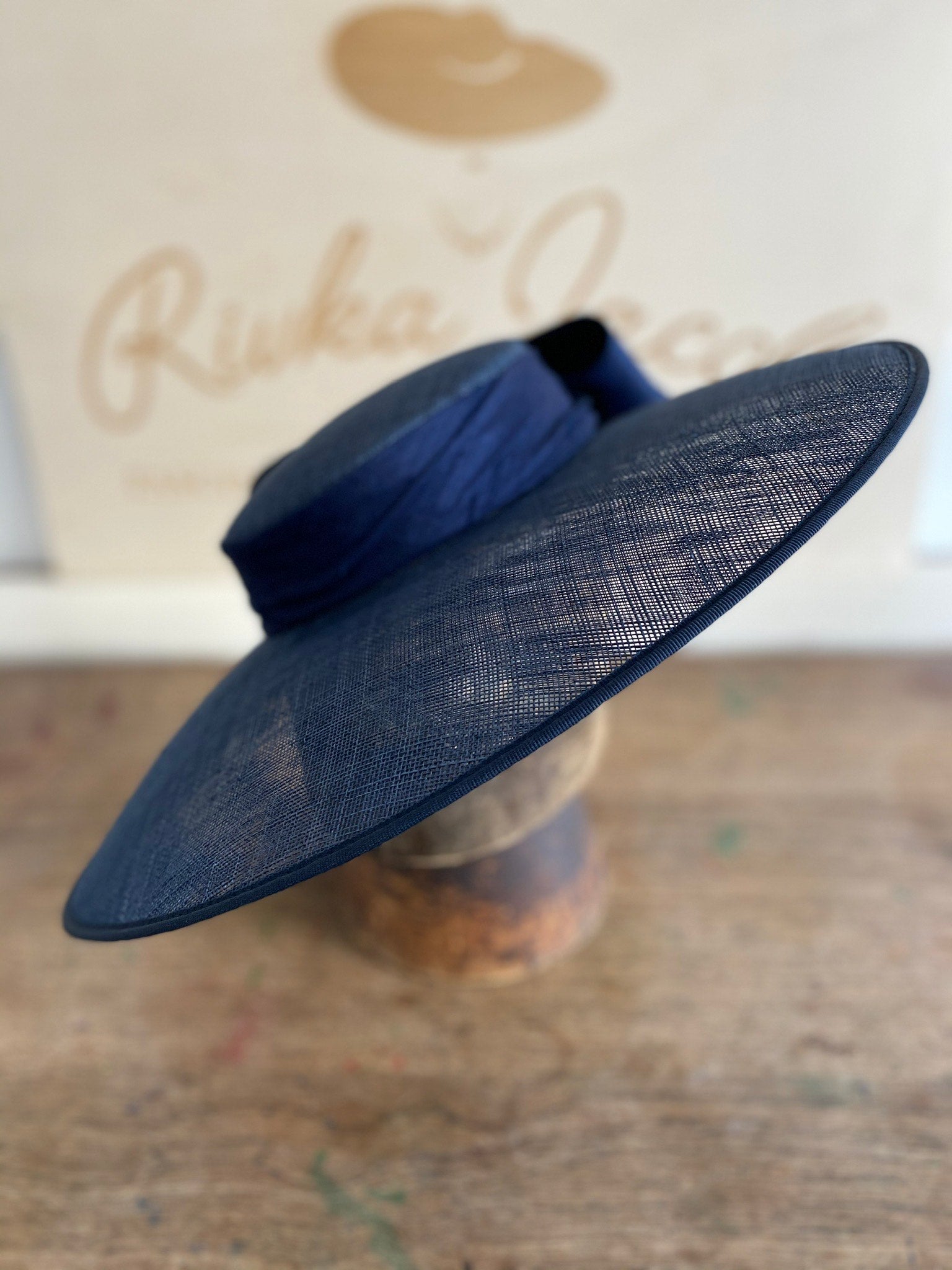 Blue wedding hat sales