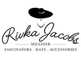 rivka jacobs - millinery logo, hats, millinery, hairbands